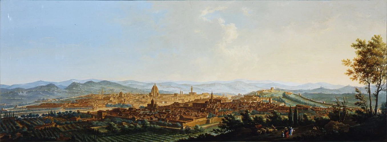 Veduta di Firenze - Palazzo Pitti, Firenze